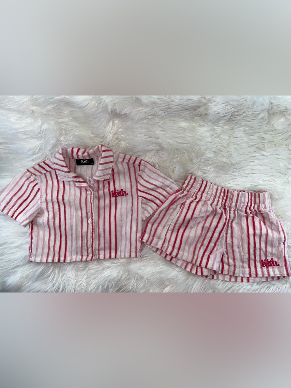 Kith Kids Chenille Stripe Protea 2-Piece Set 3T